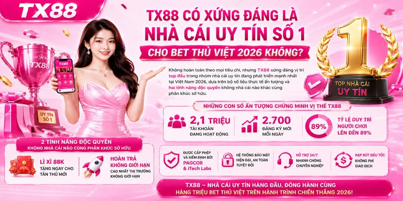 TX88 có xứng đáng là nhà cái uy tín số 1 cho bet thủ Việt Nam không?